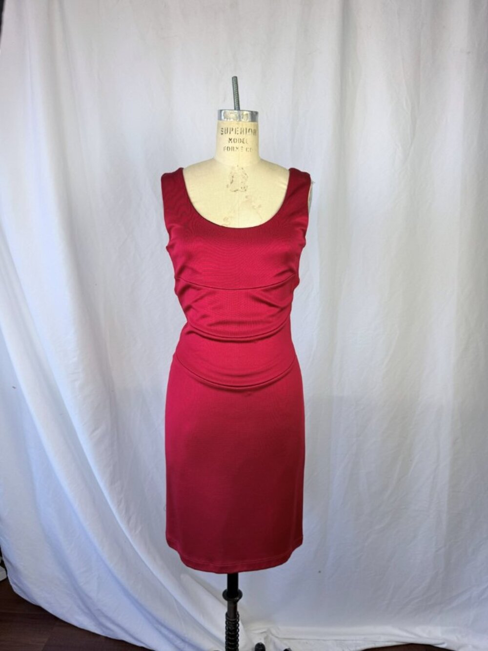 Heike Jarick Red Dress with Back Cutouts